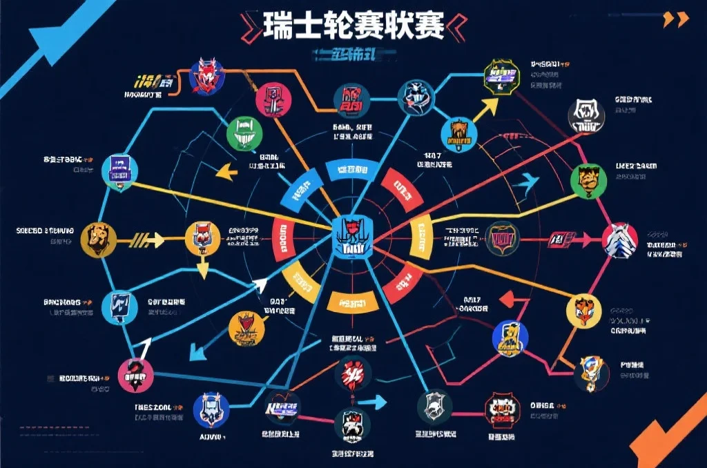 全球总决赛瑞士轮赛制图：队伍晋级与淘汰路径